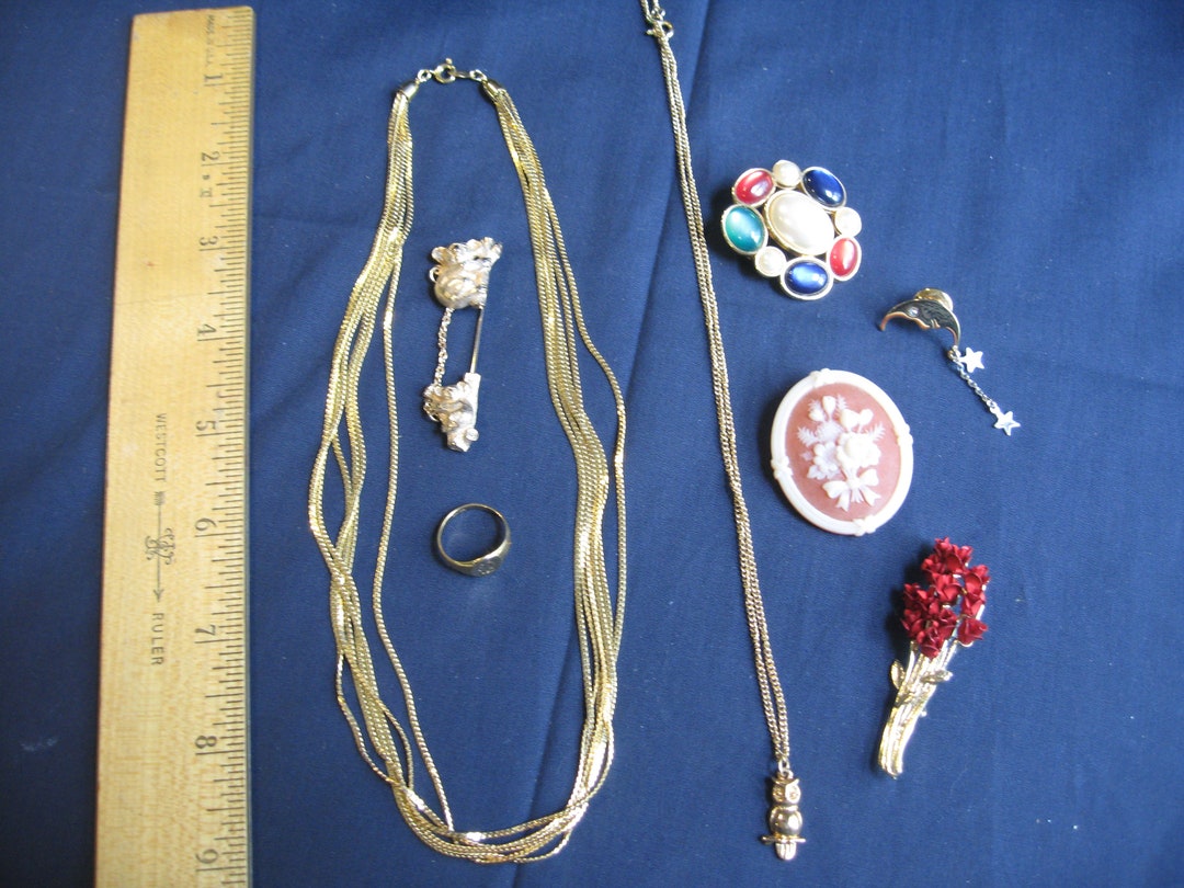 Vintage Avon Jewelry Brooch Lot AVON Destash Lot Etsy