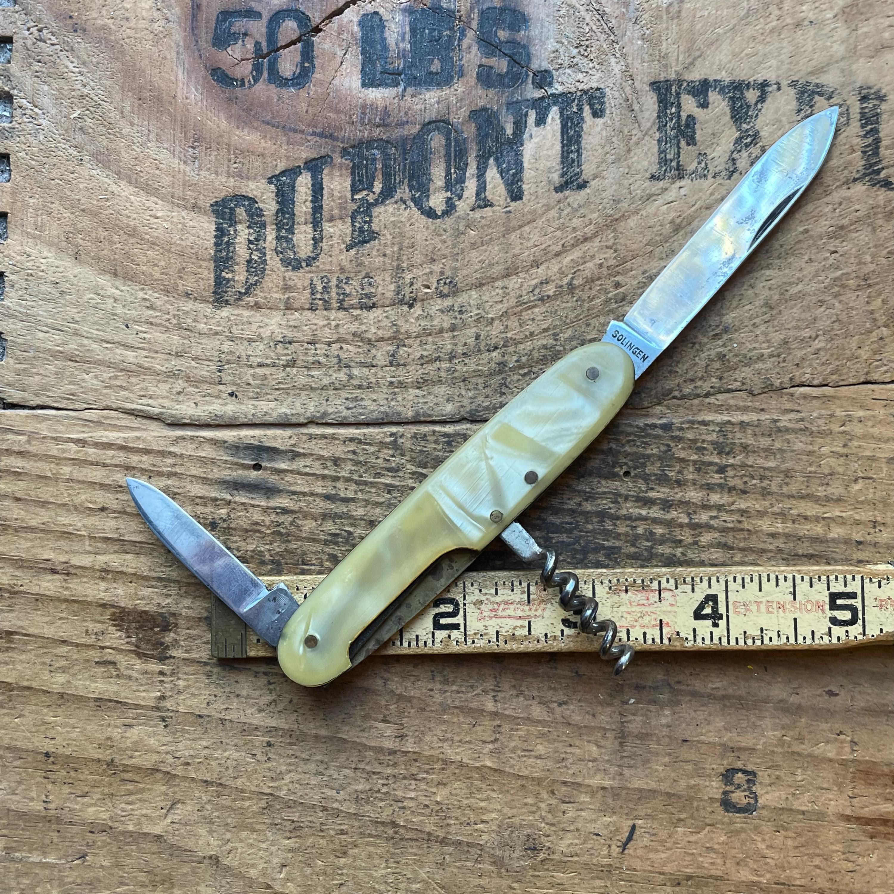 Vintage Knife Solingen Germany - Etsy