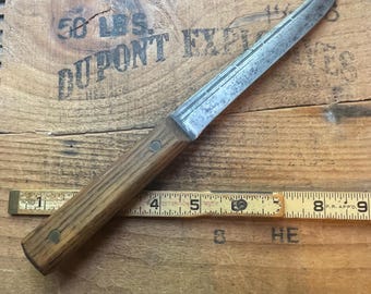 Vintage Forgecraft Hi-Carbon USA butcher kitchen boning knife