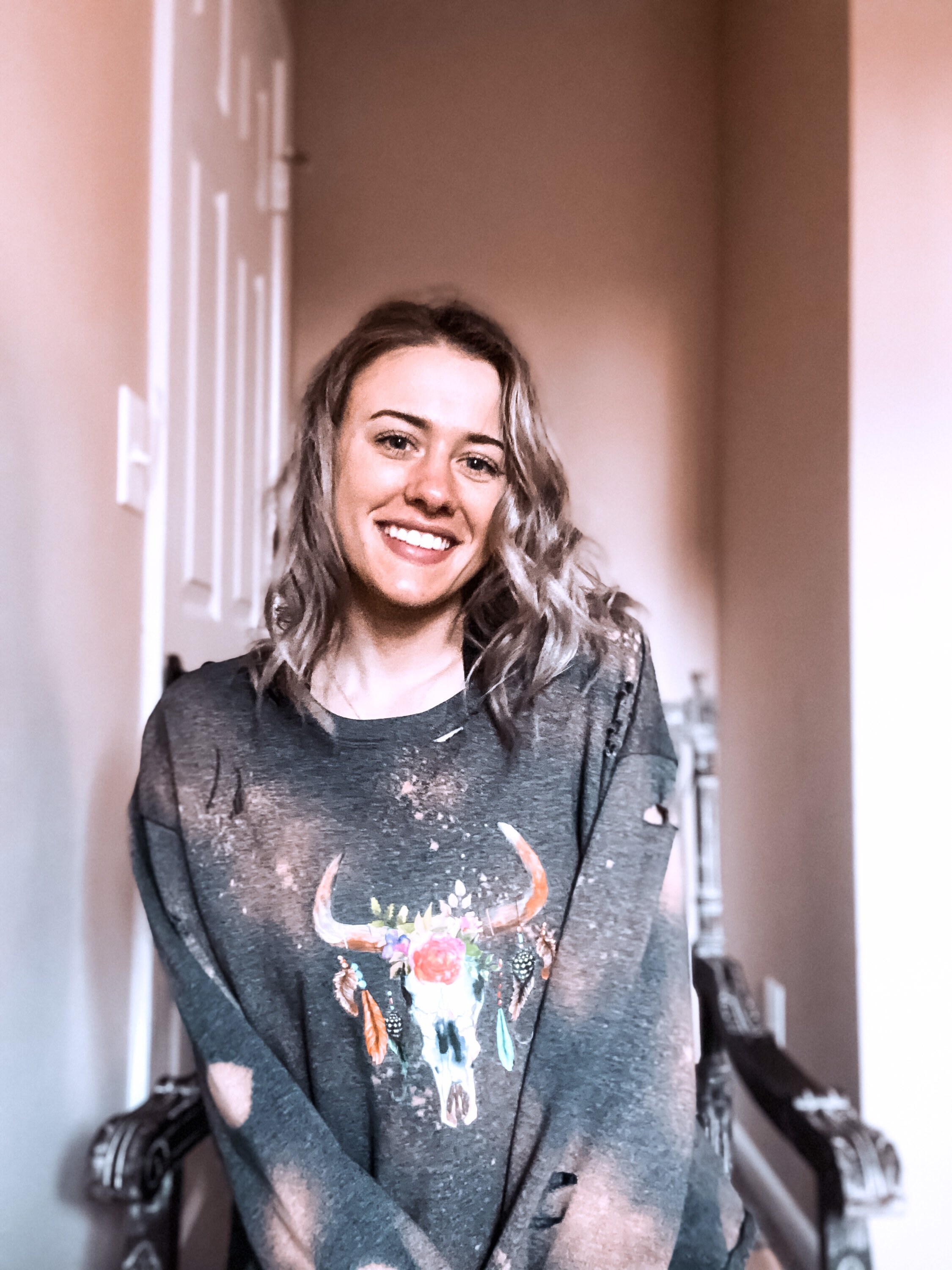 bleach splatter sweatshirt