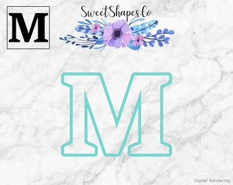 Letter M Cookie Etsy