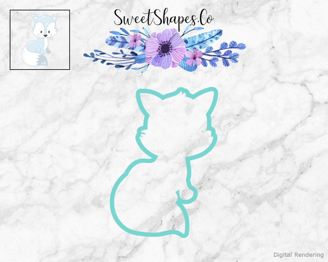 Arctic Fox Cookie Cutter - Etsy
