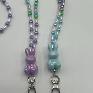 Easter bunny lanyard