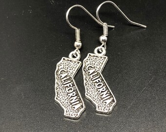 California spirit charm earrings