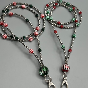 Christmas tree decor lanyard
