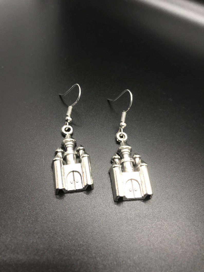 Castle charms earring image 1