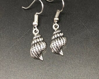 Conch shell earrings