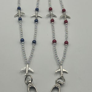 Spectacular Airplane Lanyard with chain piece.