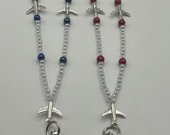 Spectacular Airplane Lanyard with chain piece.