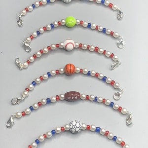 Sports themed medical bracelet