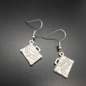 Baggage earrings