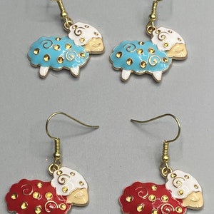 Sheep earrings
