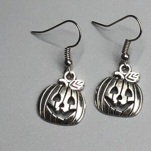 Pumpkin charm earrings