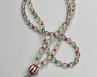 Holiday spirit lanyard