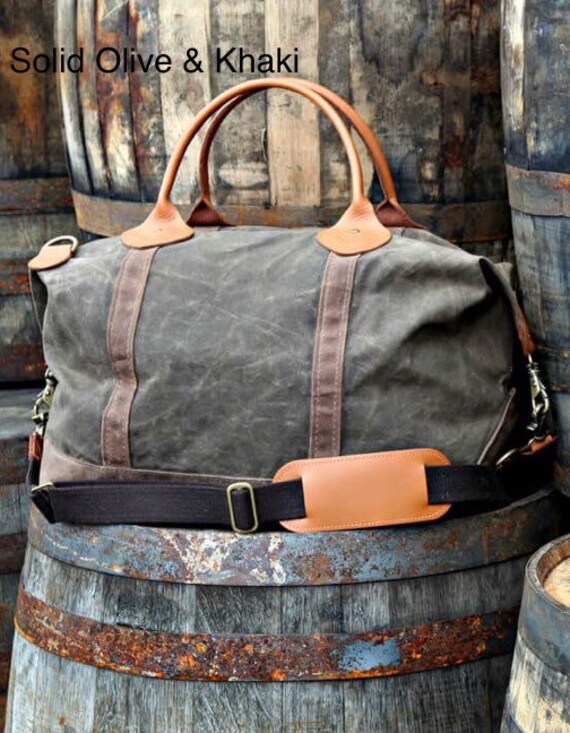 Men's Weekender Bag Men's Monogrammed Duffel Bag | Etsy