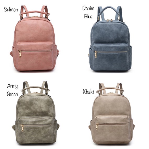 backpack purse with side pocket