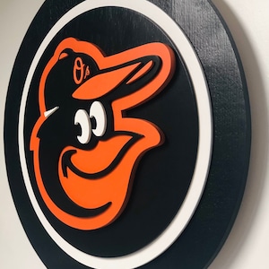 Baltimore Orioles Wooden Sign