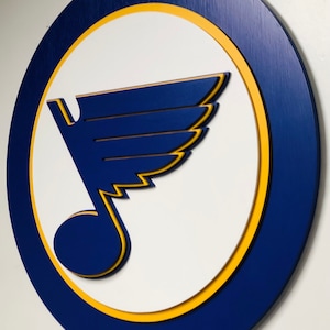 St. Louis Blues 12 Welcome Circle Sign