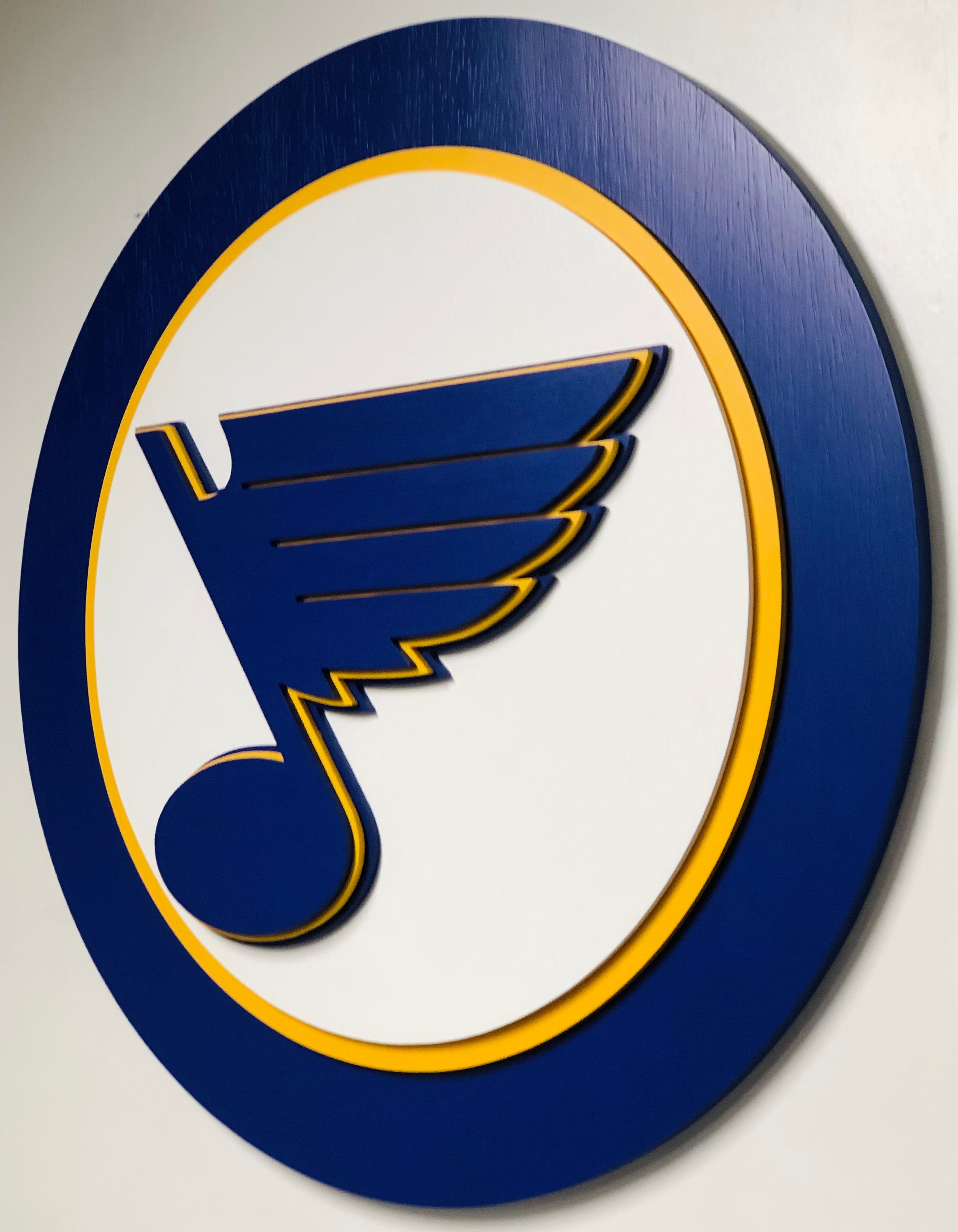 St Louis Blues Logo 2 Neon-Like LED Sign