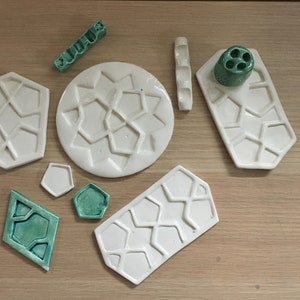 Ceramic Handmade Watercolor Artist Palette