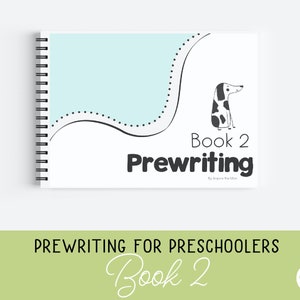 Preschool Prewriting Book 2 | Fine Motor Tracing Worksheets for Early Learners | Prewriting Practice | Early Writing Skills