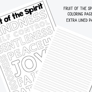 Fruit of the Spirit Print Copywork, Homeschool printable, Print handwriting practice, Classical education, Charlotte mason printable, image 3