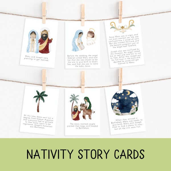 Nativity Printable - Etsy