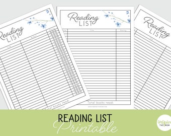 Reading list, Reading Record Tracking Sheet, Homeschool printable, reading log, homeschool reading log, homeschool form, book list