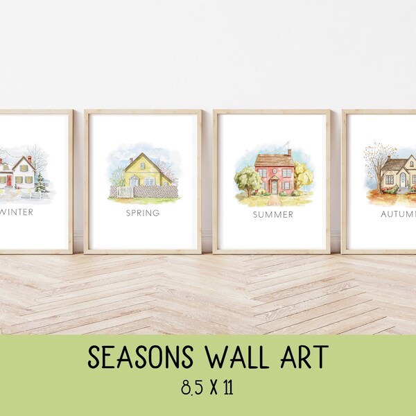 Four Seasons Art - Etsy