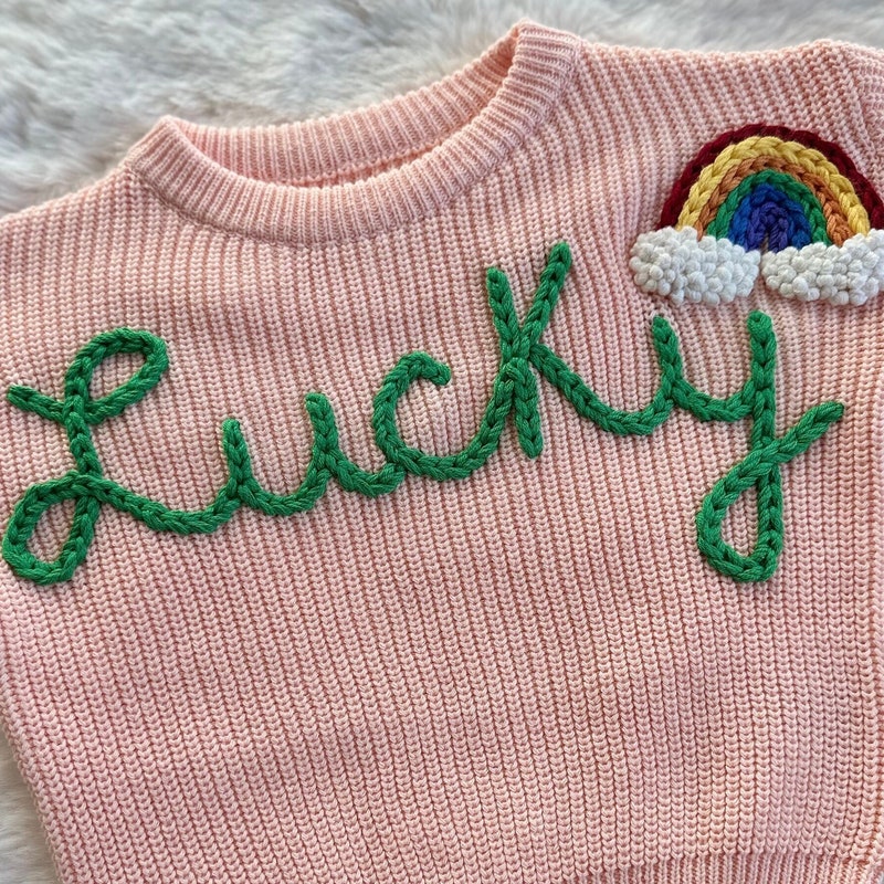 BABIES SWEATER FAITH, LUCK & JUSTICE main image 1
