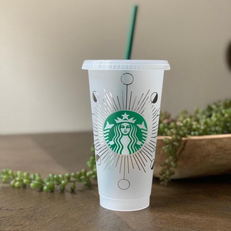 Moon Phase Starbucks Cup Moon Cup Reusable Starbucks Cup Etsy UK