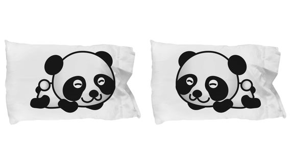 panda pillow case