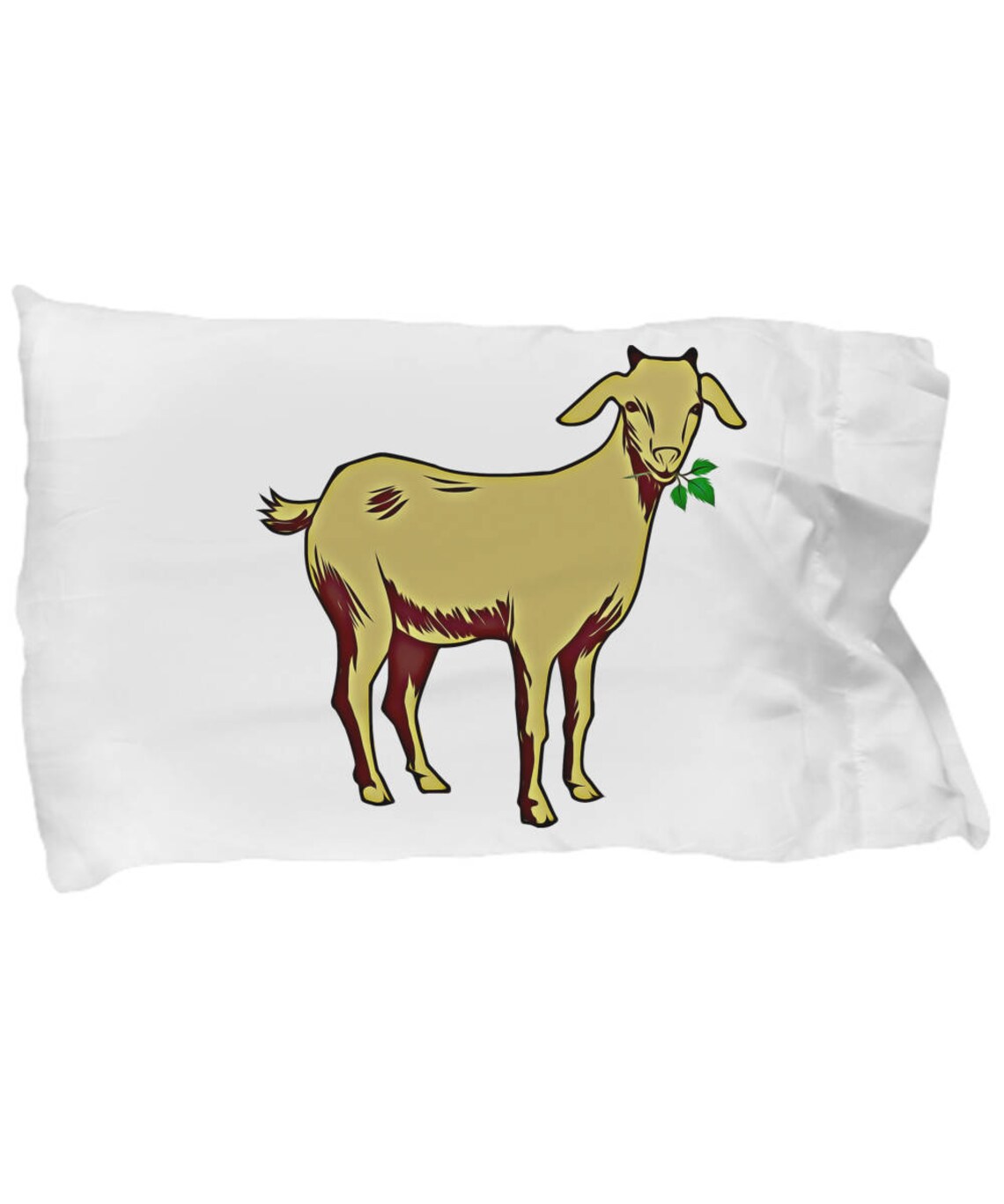 Goat Pillowcase for Kids Gift for Animal Lovers, Boys or Girls Kids