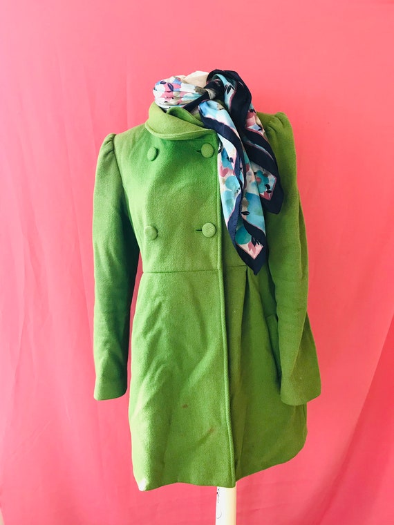 Green lime coat