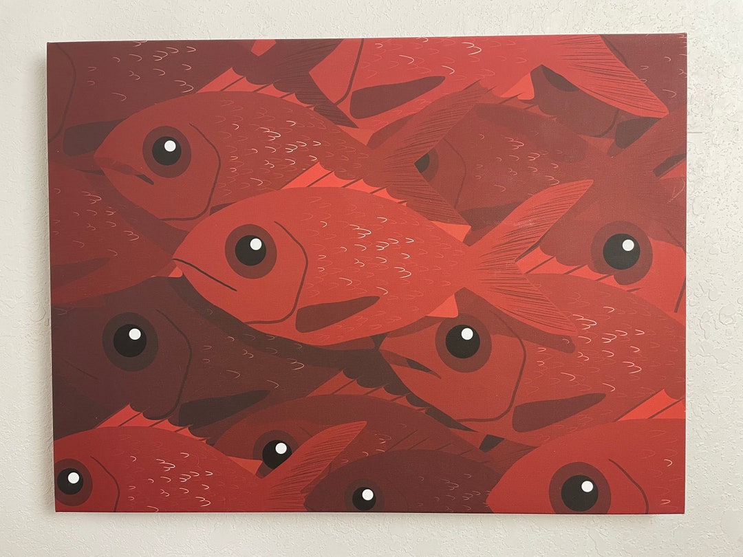 Menpachi Red Fish - Etsy