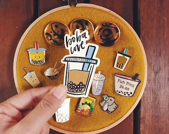 Boba Stickers || Boba Love, Milk Tea Order, Cup of Tea