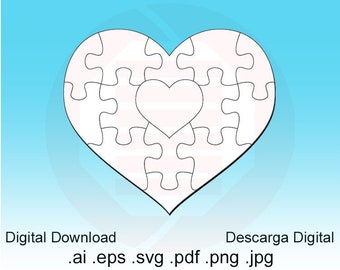 Custom Print Puzzle Heart Shape or Rectangle Puzzel Buy 3 Get 1 Free 