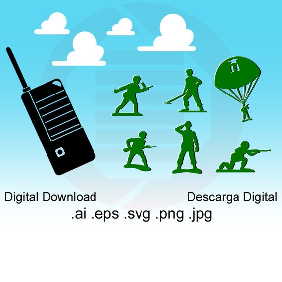 Toy Story Svg Army Men Svg Toy Story Cloud Svg Disney Svg Clipart Decor Andys Room Cut File Printable Decal Birthday Party Digital Download