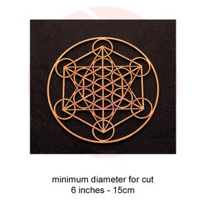 Metatron Cube SVG Crystal Grid Template Crystal Grid File Printable ...