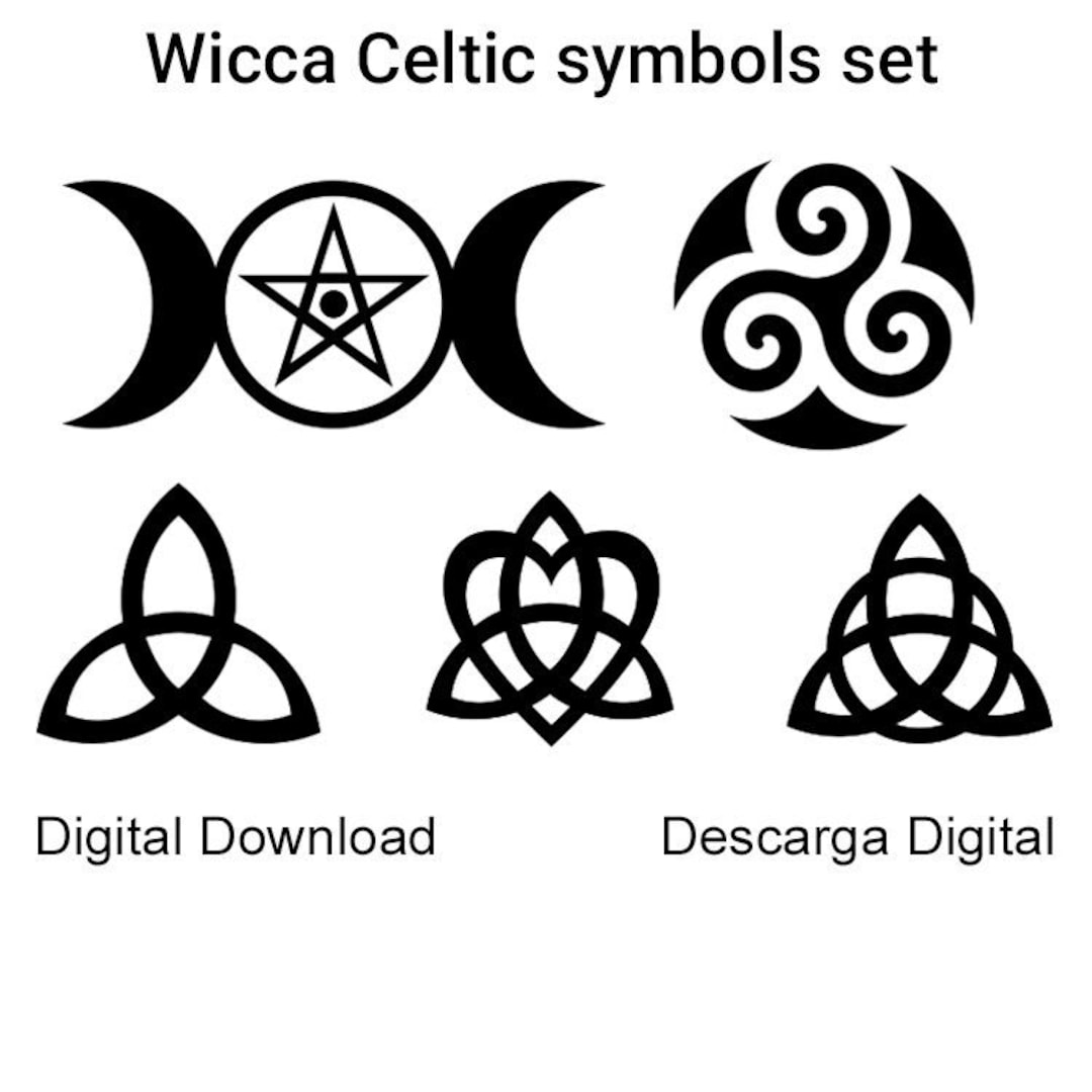 Triquetra SVG Wicca Keltische Symbole Pagan SVG Cricut Etsy Schweiz