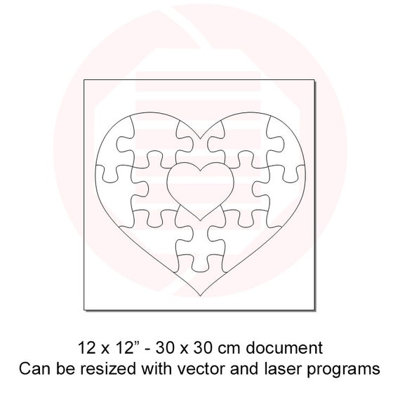 6 Fogli Puzzle Vuoti A Forma Di Cuore – 120 Pezzi Per Foglio, 20x25 Cm, Con Scritta LOVE, Bianchi, Per Attività Fai Da Te E Regali Personalizzati