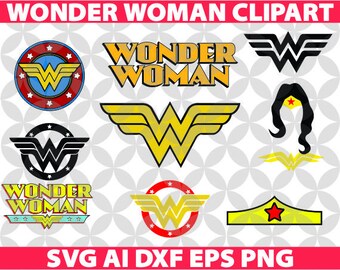 Download Wonder woman vector | Etsy