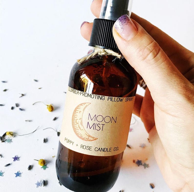 Moon Mist Sleep Spray Pillow Mist Lavender Sleep Spray Aromatherapy Essential Oil Spray