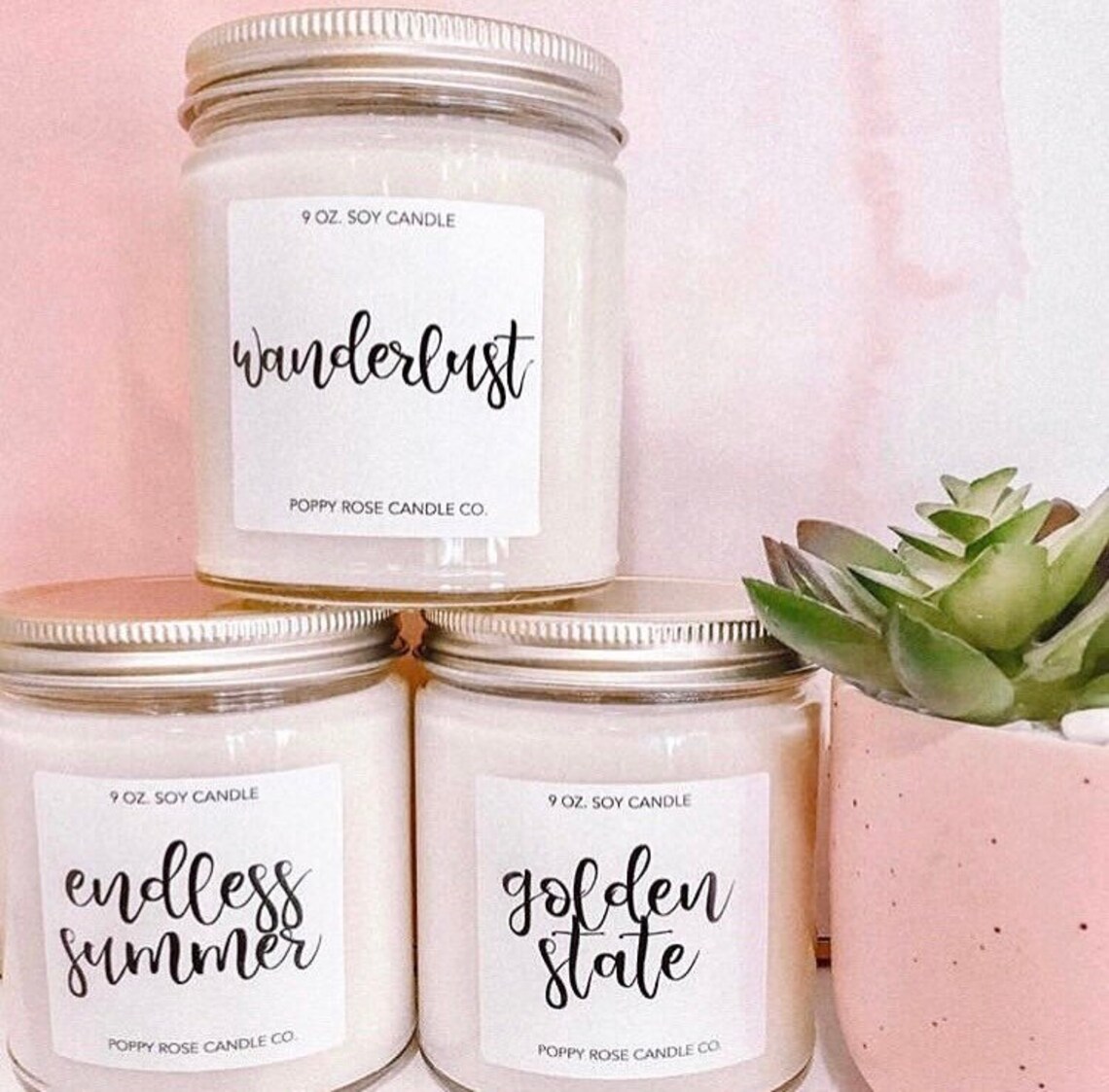 Wholesale Candles. Made in California. Wholesale. Amber Jar Etsy