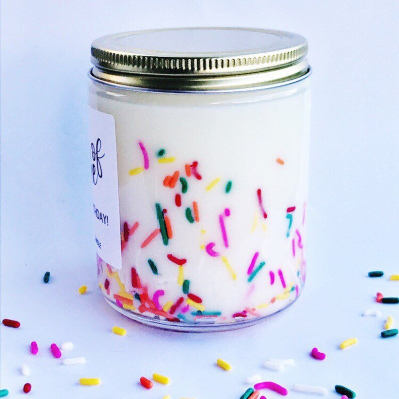 Birthday Candle. Confetti Cake Candle. Best Birthday Gifts. Etsy