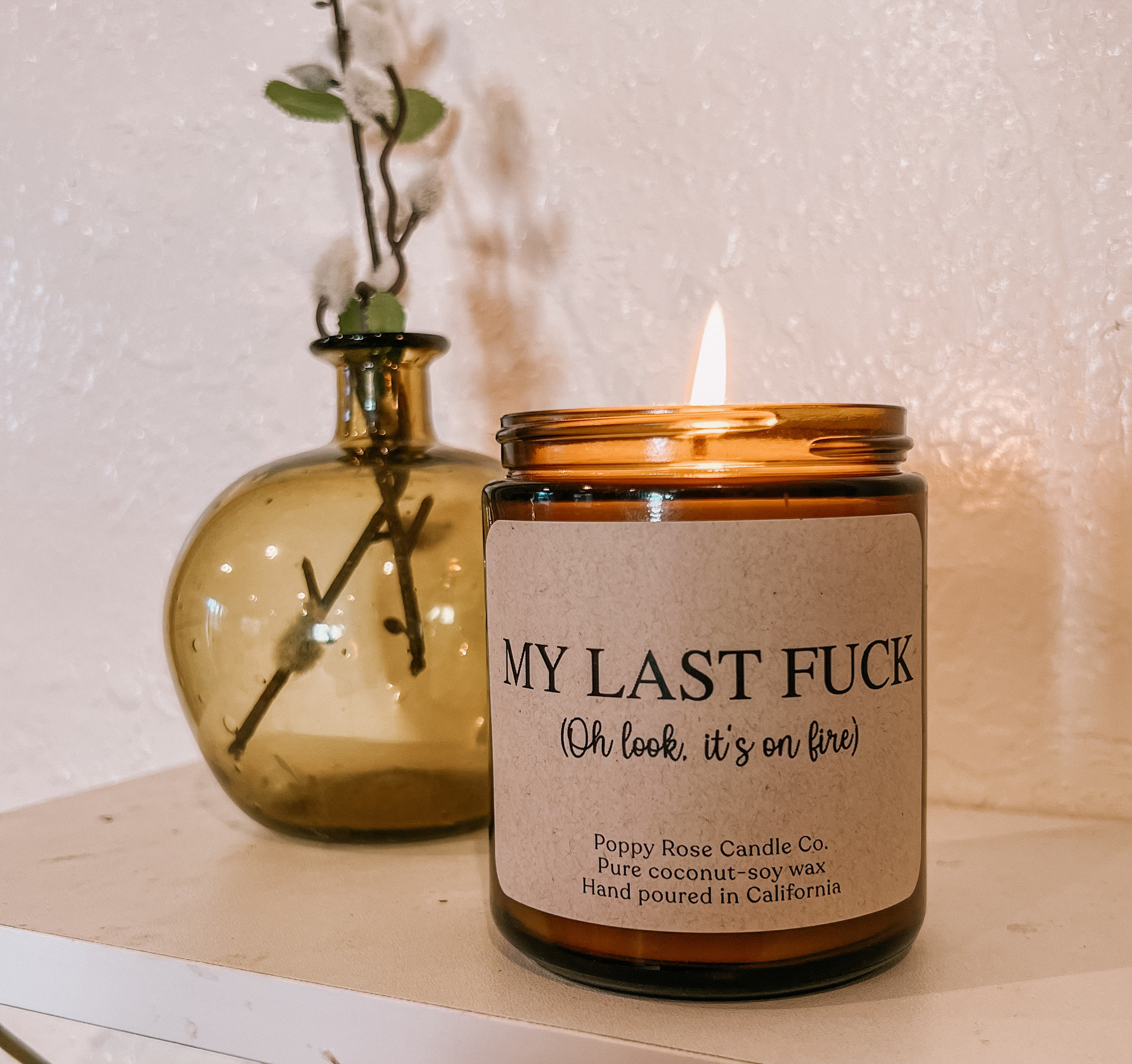 My last fuck. My last fuck candle. Zero fucks. Zero fucks candle. Zero fucks to give. Swear word candles. Funny candles. Naughty candles.