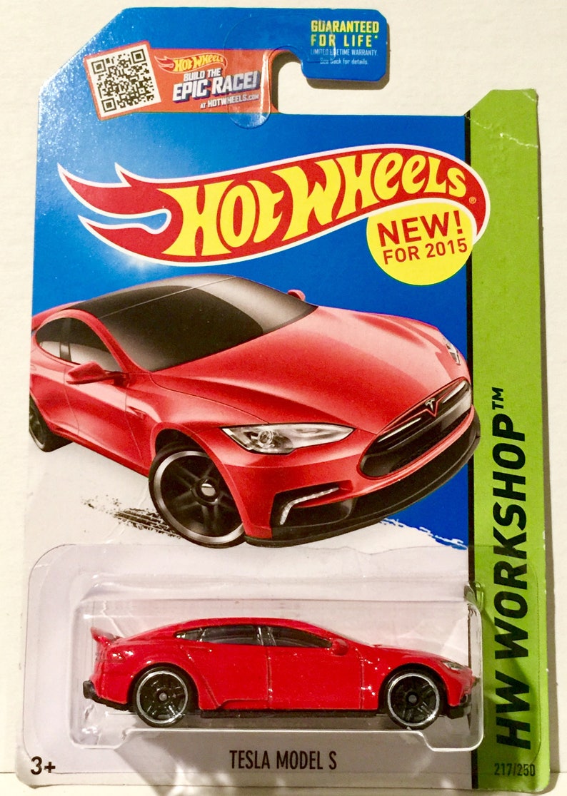 Hot Wheels Tesla Model S 217/250 HW Workshop Very RARE | Etsy