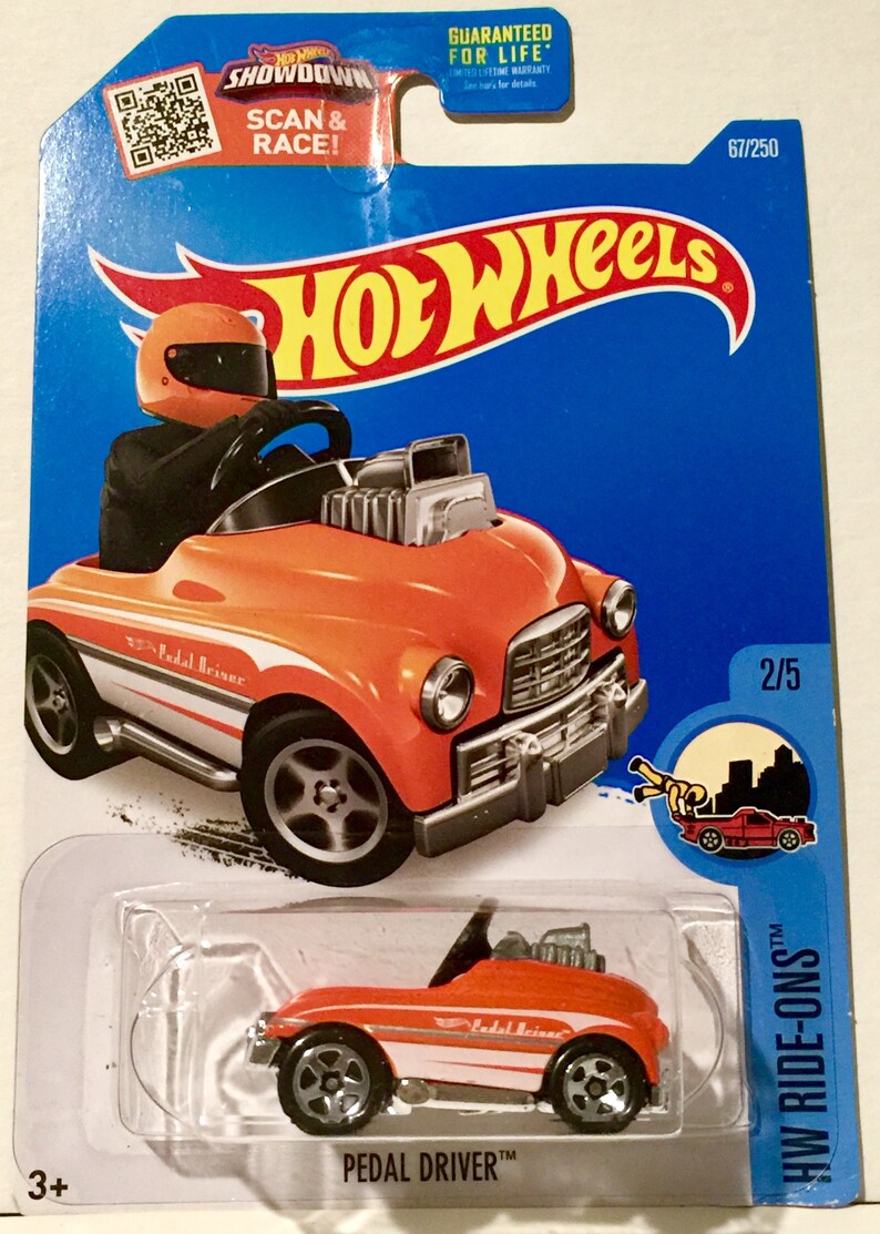 Hot Wheels Pedal Driver 67/250 HW Ride-ons RARE Free | Etsy
