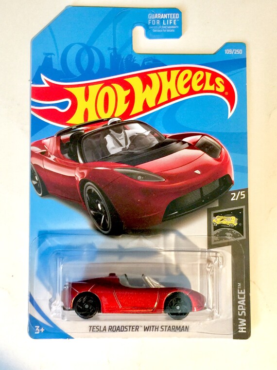 Items Similar To Hot Wheels Tesla Roadster With Star Man