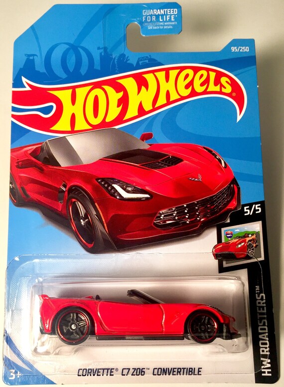 hot wheels corvette c7 z06 convertible